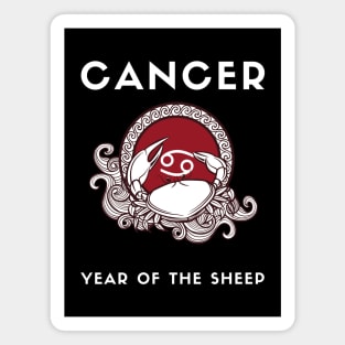 CANCER / Year of the SHEEP Magnet